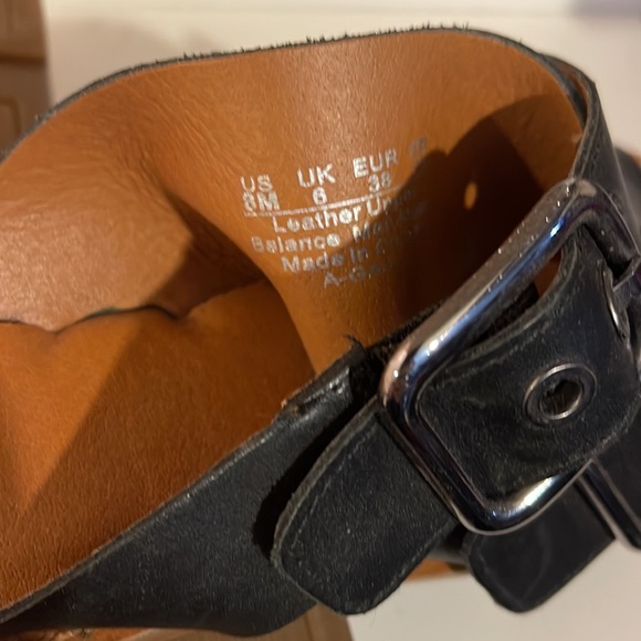 Franco Sarto Leather Sandals - Sz 8 - Picture 5 of 5